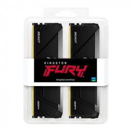 Kingston Technology FURY Beast RGB muistimoduuli 64 GB 2 x 32 GB DDR4 2666 MHz