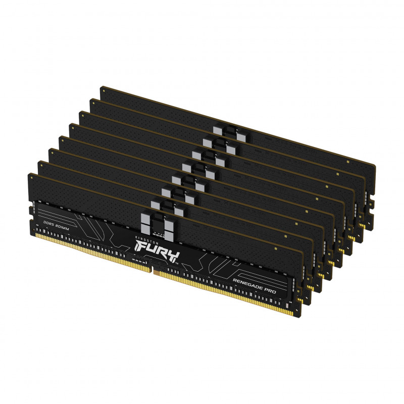 Kingston Technology FURY Renegade Pro muistimoduuli 256 GB 8 x 32 GB DDR5 6000 MHz ECC