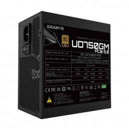 Gigabyte UD750GM PG5 virtalähdeyksikkö 750 W 20+4 pin ATX ATX Musta