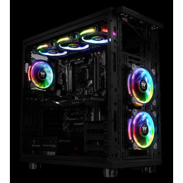 Thermaltake CL-F056-PL14SW-A Tietokoneen jäähdytysjärjestelmä Tietokonekotelo Tuuletin 14 cm Harmaa