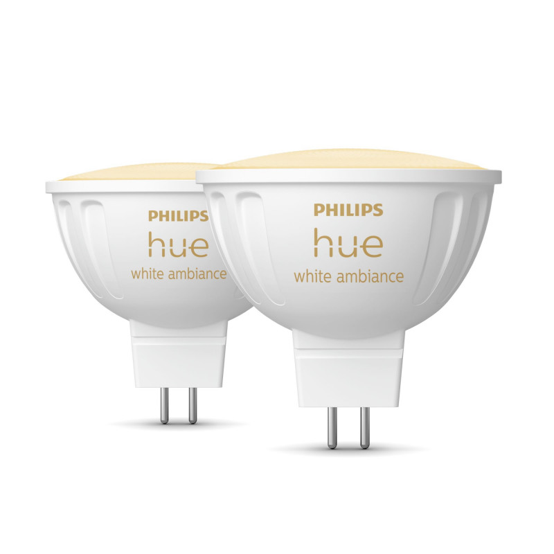 Philips Hue White ambiance MR16 - älykäs kohdelamppu - (2 kpl)