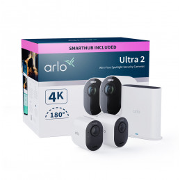 Arlo Ultra 2 Bullet IP-turvakamera Sisätila ja ulkotila 3840 x 2160 pikseliä Seinä