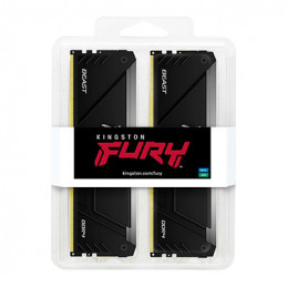 Kingston Technology FURY Beast RGB muistimoduuli 64 GB 2 x 32 GB DDR4 3200 MHz