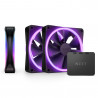 NZXT F120 RGB DUO Triple Pack Tietokonekotelo Tuuletin 12 cm Musta 3 kpl