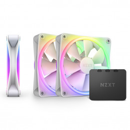 NZXT F120 RGB DUO Triple Pack Tietokonekotelo Tuuletin 12 cm Valkoinen 3 kpl