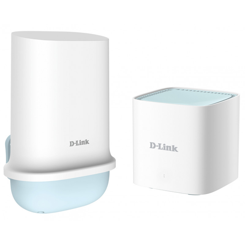 D-Link DWP-1010 KT Wi-Fi-verkkojärjestelmä Kaksitaajuus (2,4 GHz 5 GHz) Wi-Fi 6 (802.11ax) Valkoinen 2 5G Sisäinen
