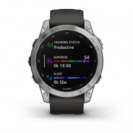 Garmin fenix 7 3,3 cm (1.3") MIP 47 mm Digitaalinen 260 x 260 pikseliä Kosketusnäyttö Hopea Wi-Fi GPS (satelliitti)