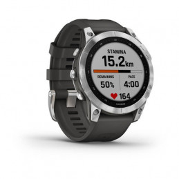 Garmin fenix 7 3,3 cm (1.3") MIP 47 mm Digitaalinen 260 x 260 pikseliä Kosketusnäyttö Hopea Wi-Fi GPS (satelliitti)