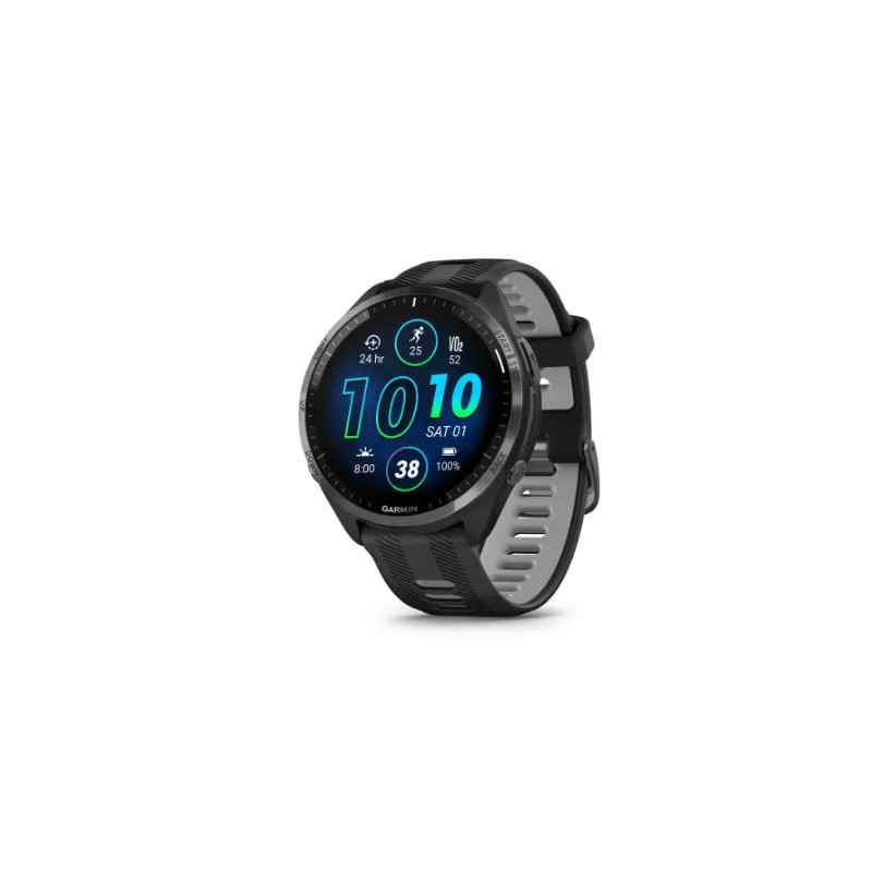 Garmin Forerunner 965 3,56 cm (1.4") AMOLED 47 mm Digitaalinen 454 x 454 pikseliä Kosketusnäyttö Musta Wi-Fi GPS (satelliitti)