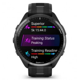 Garmin Forerunner 965 3,56 cm (1.4") AMOLED 47 mm Digitaalinen 454 x 454 pikseliä Kosketusnäyttö Musta Wi-Fi GPS (satelliitti)