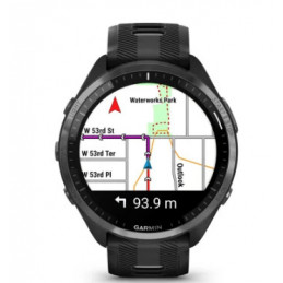 Garmin Forerunner 965 3,56 cm (1.4") AMOLED 47 mm Digitaalinen 454 x 454 pikseliä Kosketusnäyttö Musta Wi-Fi GPS (satelliitti)