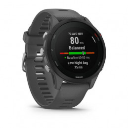 Garmin Forerunner 255 3,3 cm (1.3") MIP 46 mm Digitaalinen 260 x 260 pikseliä Kosketusnäyttö Harmaa Wi-Fi GPS (satelliitti)
