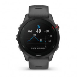 Garmin Forerunner 255 3,3 cm (1.3") MIP 46 mm Digitaalinen 260 x 260 pikseliä Kosketusnäyttö Harmaa Wi-Fi GPS (satelliitti)