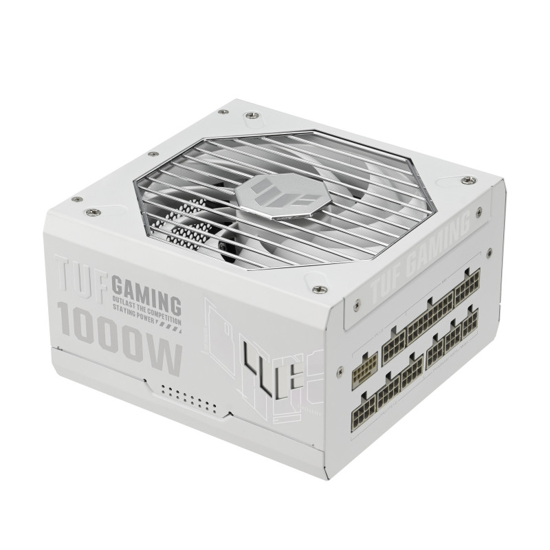 ASUS TUF Gaming 1000W Gold White Edition virtalähdeyksikkö 20+4 pin ATX ATX Valkoinen