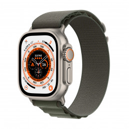 Apple Watch Ultra OLED 49 mm Digitaalinen 410 x 502 pikseliä Kosketusnäyttö 4G Titaani Wi-Fi GPS (satelliitti)