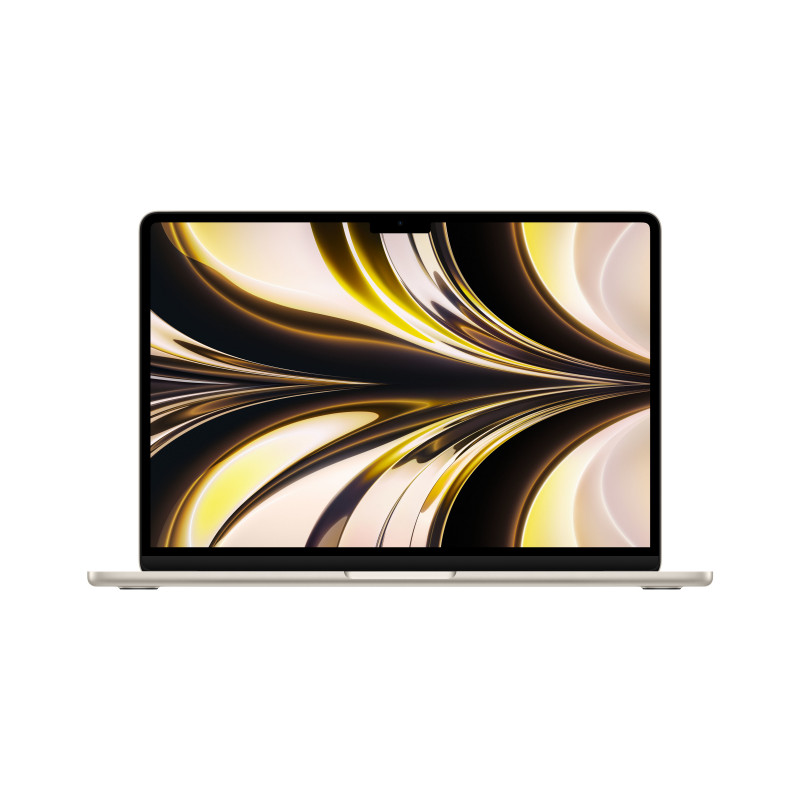Apple MacBook Air MacBookAir Kannettava tietokone 34,5 cm (13.6") Apple M M2 8 GB 256 GB SSD Wi-Fi 6 (802.11ax) macOS Monterey