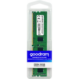 Goodram GR2400D464L17S 8G muistimoduuli 8 GB 1 x 8 GB DDR4 2400 MHz