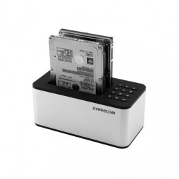 Freecom mDock Keypad Secure USB 3.2 Gen 1 (3.1 Gen 1) Type-C Musta, Harmaa