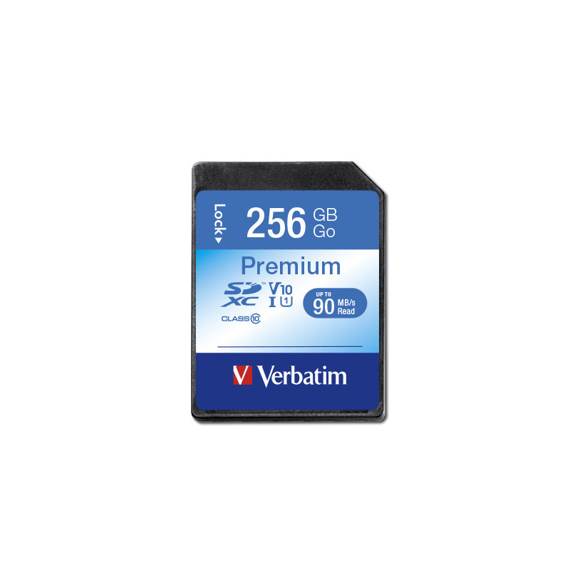 Verbatim Premium 256 GB SDXC UHS-I Luokka 10