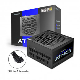 Chieftec ATMOS virtalähdeyksikkö 850 W 20+4 pin ATX ATX Musta