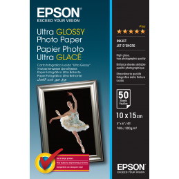 Epson Ultra Glossy Photo Paper - 10x15cm - 50 Arkkia