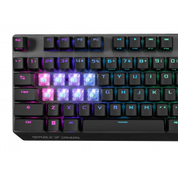 ASUS ROG Strix Scope NX Wireless Deluxe näppäimistö USB + RF Wireless + Bluetooth Musta