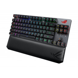 ASUS ROG Strix Scope RX TKL Wireless Deluxe näppäimistö USB + RF Wireless + Bluetooth Musta