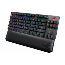 ASUS ROG Strix Scope RX TKL Wireless Deluxe näppäimistö USB + RF Wireless + Bluetooth Musta