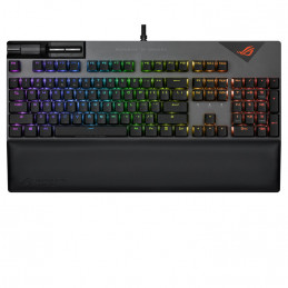 ASUS ROG Strix FLARE II PBT näppäimistö USB Musta, Metallinen