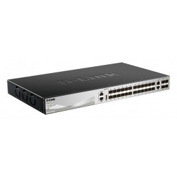 D-Link DGS-3130-30S E verkkokytkin Hallittu L3 10G Ethernet (100 1000 10000) Harmaa