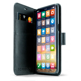 Screenor Smart matkapuhelimen suojakotelo 16,3 cm (6.4") Lompakkokotelo Musta