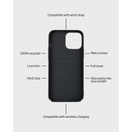 HoldIt Slim Case matkapuhelimen suojakotelo 15,5 cm (6.1") Suojus Musta