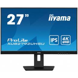 iiyama ProLite XUB2792UHSU-B5 tietokoneen litteä näyttö 68,6 cm (27") 3840 x 2160 pikseliä 4K Ultra HD LED Musta