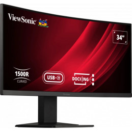 Viewsonic Display VG3419C tietokoneen litteä näyttö 86,4 cm (34") 3440 x 1440 pikseliä UltraWide Quad HD LED Musta