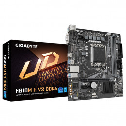 Gigabyte H610M H V3 DDR4 emolevy Intel H610 Express LGA 1700 mikro ATX