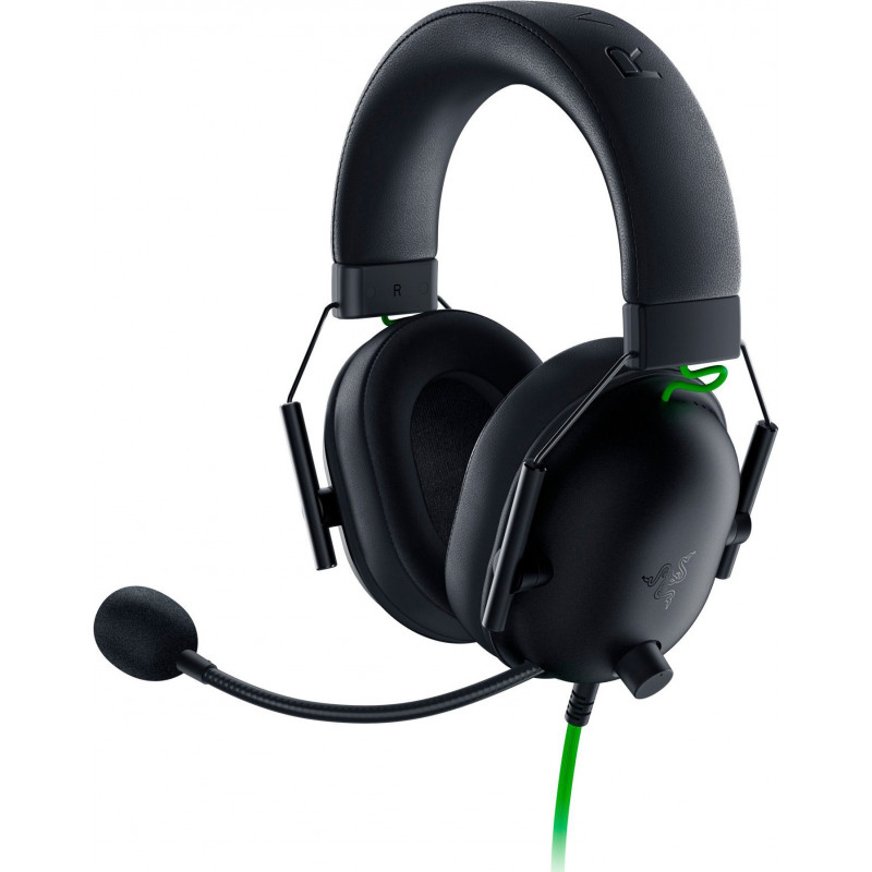 Razer Blackshark V2 X Kuulokkeet Langallinen Pääpanta Pelaaminen Musta, Vihreä