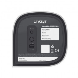 Linksys Velop Pro 7 Tri-band (2.4 GHz   5 GHz   60 GHz) Wi-Fi 7 (802.11be) Valkoinen 5