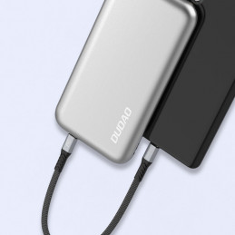 DUDAO L10C USB-C to 23cm. - Digital Daten USB-kaapeli 0,23 m USB C Musta, Harmaa