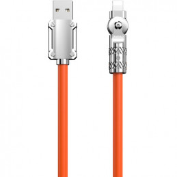 DUDAO L24AL 120W USB - Lightning Cable 1 m Oranssi