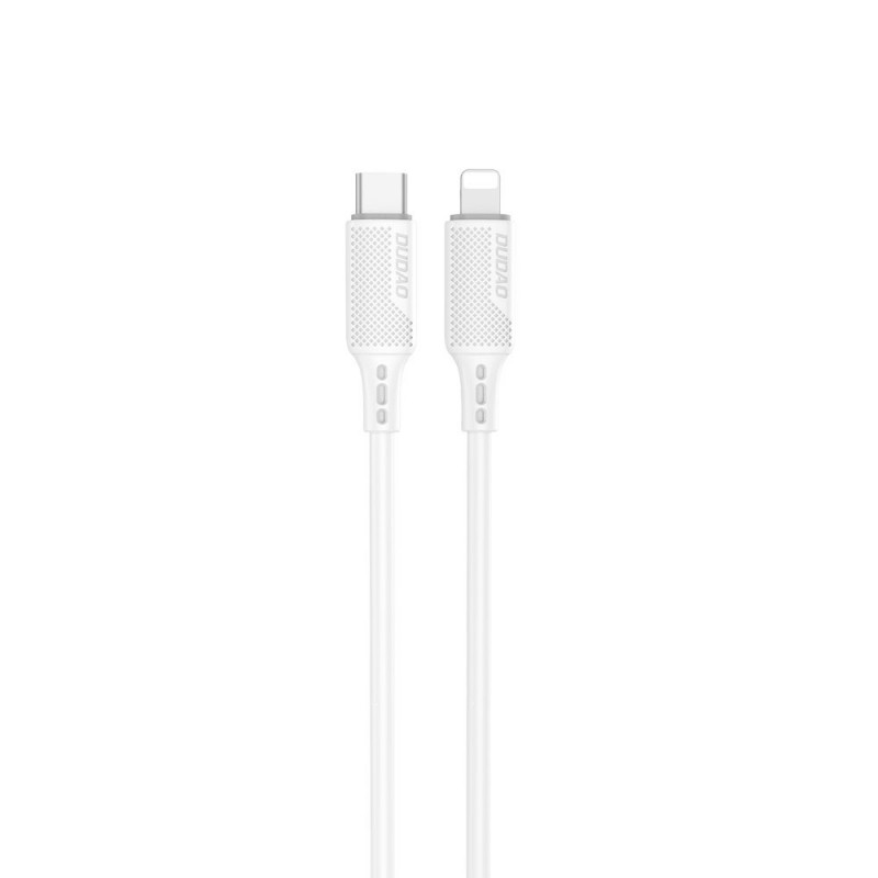 DUDAO L6S-2m USB-C to Lightning 2m. Valkoinen