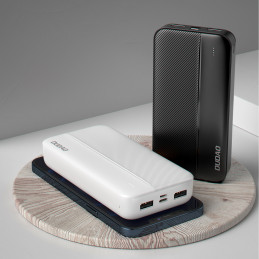 DUDAO powerbank 20000mAh 2xUSB-A 10W black K4S+ Musta