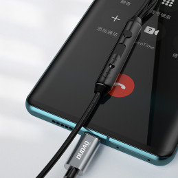 DUDAO X3Pro USB-C headphone Black Kuulokkeet Langallinen In-ear Puhelut Musiikki Urheilu Päivittäinen USB Type-C Musta