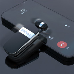 DUDAO GU9 Extendable Wiring Bluetooth Earphone Kuulokkeet Langaton In-ear Puhelut Musiikki Musta