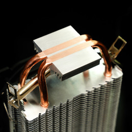 Jonsbo CR-1200E Tietokoneen jäähdytysjärjestelmä Suoritin Jäähdytyslevy jäähdytin 9,2 cm Musta 1 kpl