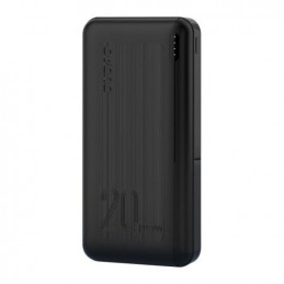 DUDAO powerbank 20000 mAh Power Delivery 20 W Quick Charge 3.0 2x USB   USB Type C black (K12PQ + black) Polymeeri Musta