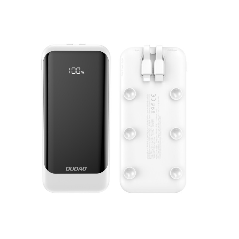 DUDAO K15 Powerbank 20W 10000mAh White Musta