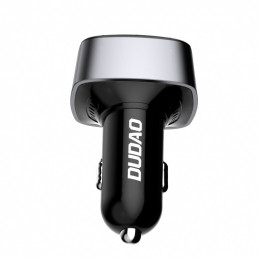 DUDAO R7XS 60W Car Charger Universaali Musta, Harmaa Tupakansytytin Pikalataus Auto