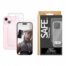 PanzerGlass SAFE. 2-in-1-Pack iPhone 2023 iPhone 6.1 Kirkas näytönsuoja Apple 1 kpl