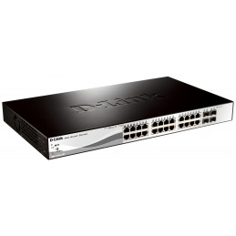 D-Link DGS-1210-28P verkkokytkin Hallittu L2 Power over Ethernet -tuki 1U