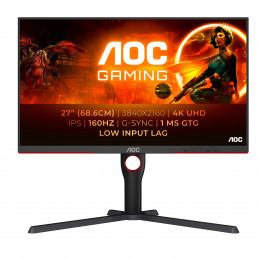 AOC G3 U27G3X tietokoneen litteä näyttö 68,6 cm (27") 3840 x 2160 pikseliä 4K Ultra HD LED Musta, Punainen